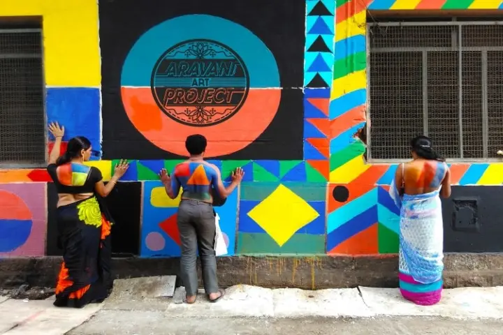 Aravani K.R. Market mural project