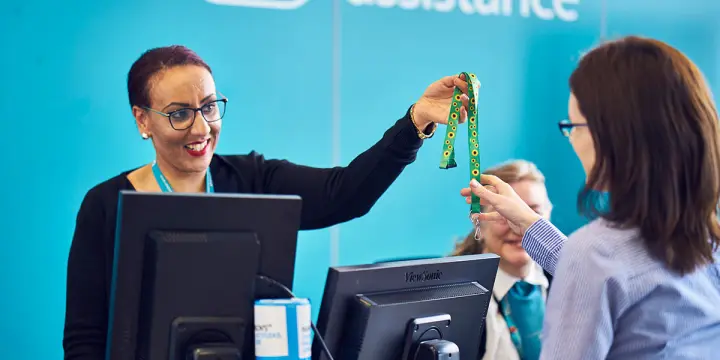 Hidden Disabilities Sunflower lanyard