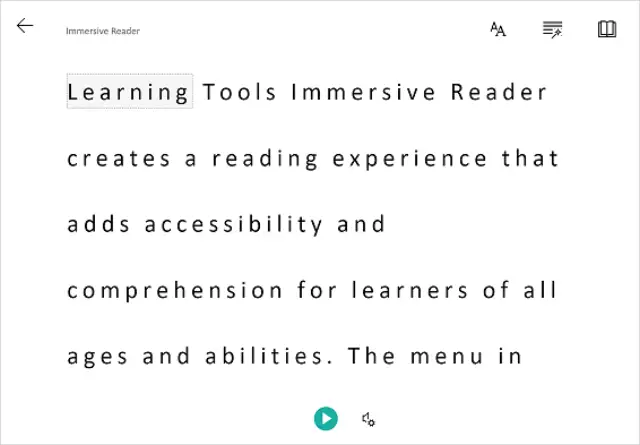 Learning Tools for OneNote with Immersive Reader