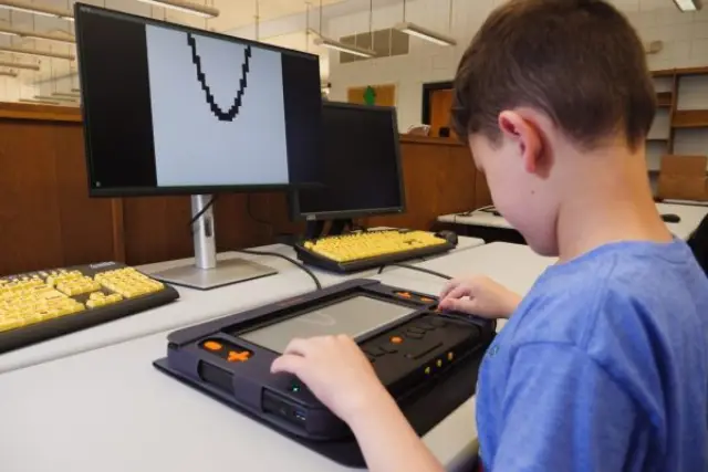 APH Monarch multiline braille display