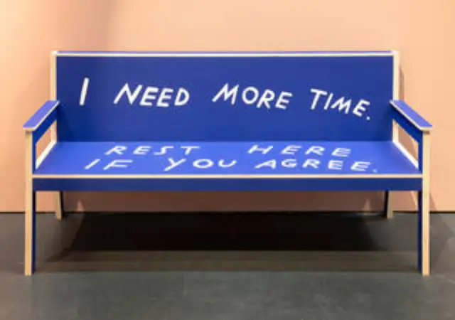 Do You Want Us Here or Not bench